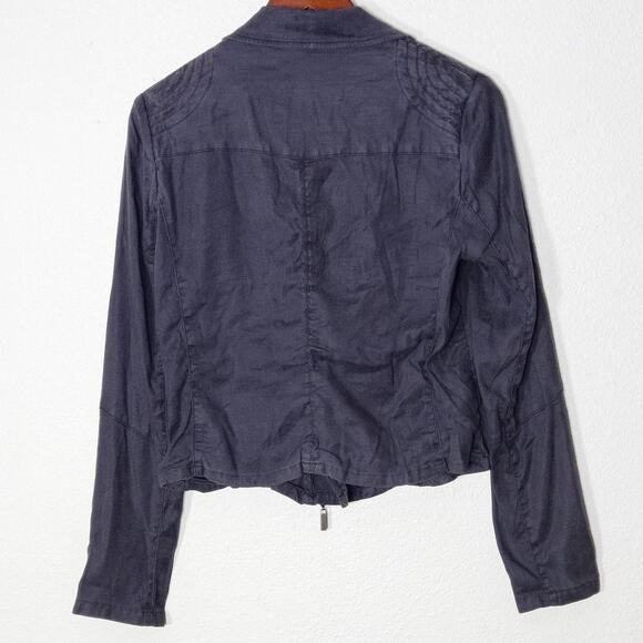 Level 99 Jacket Zip Front Black Stretch Knit Women’s XL City Ready - Picture 2 of 13